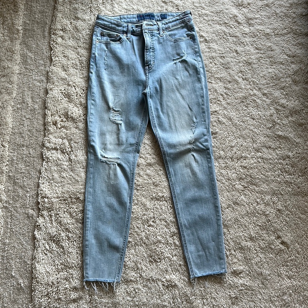 Lucky Brand Bridgette Light Blue Skinny Jeans Ankle Size 6 / 28